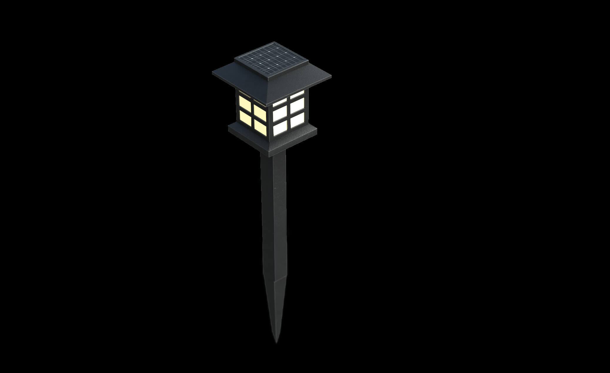 Outdoor Solar Light - 3D Model by sanchiesp