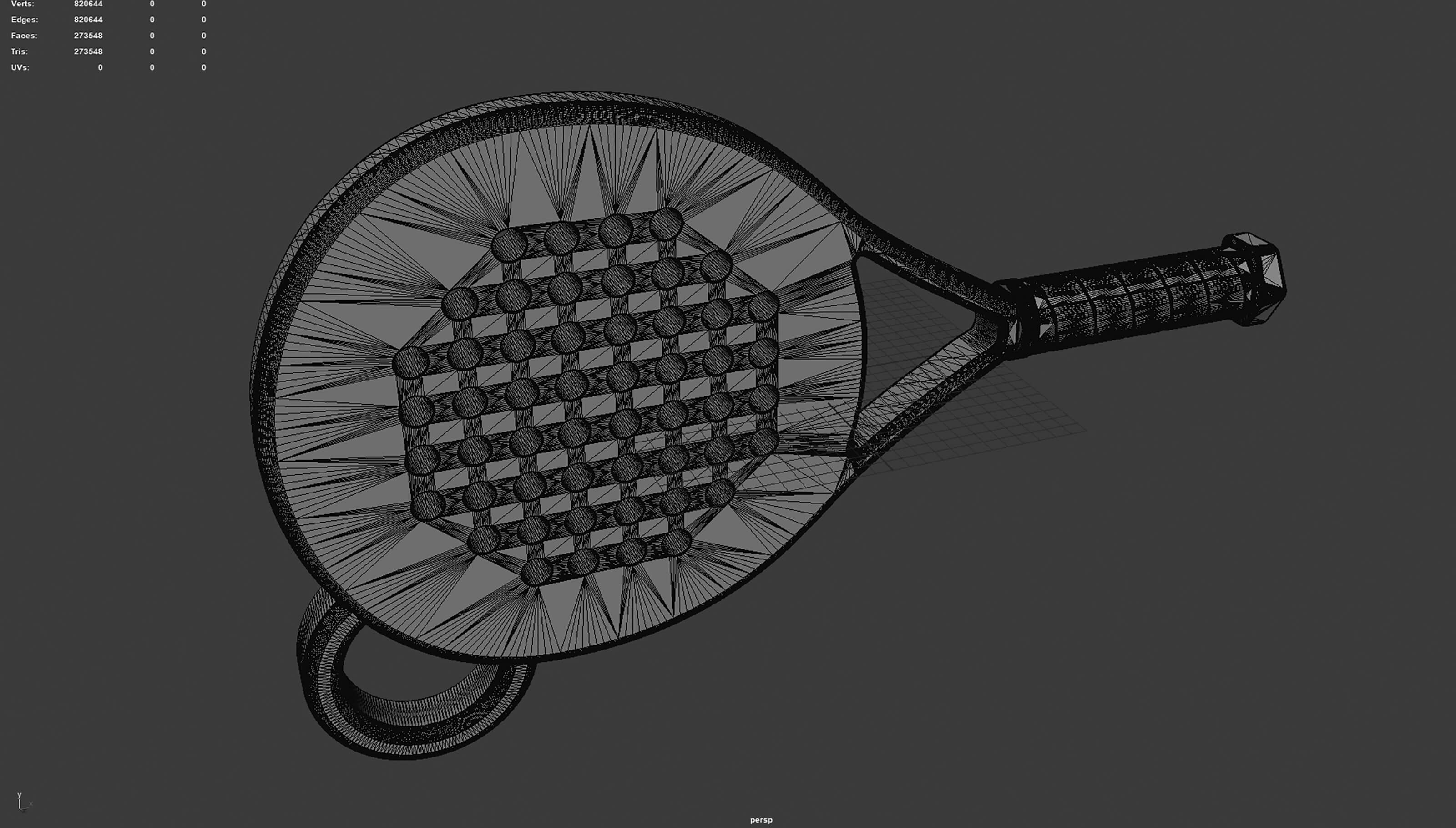 Paddle Racket Stl Model Paddle Tennis Racket Keychain - 3D Print Model by sanchiesp
