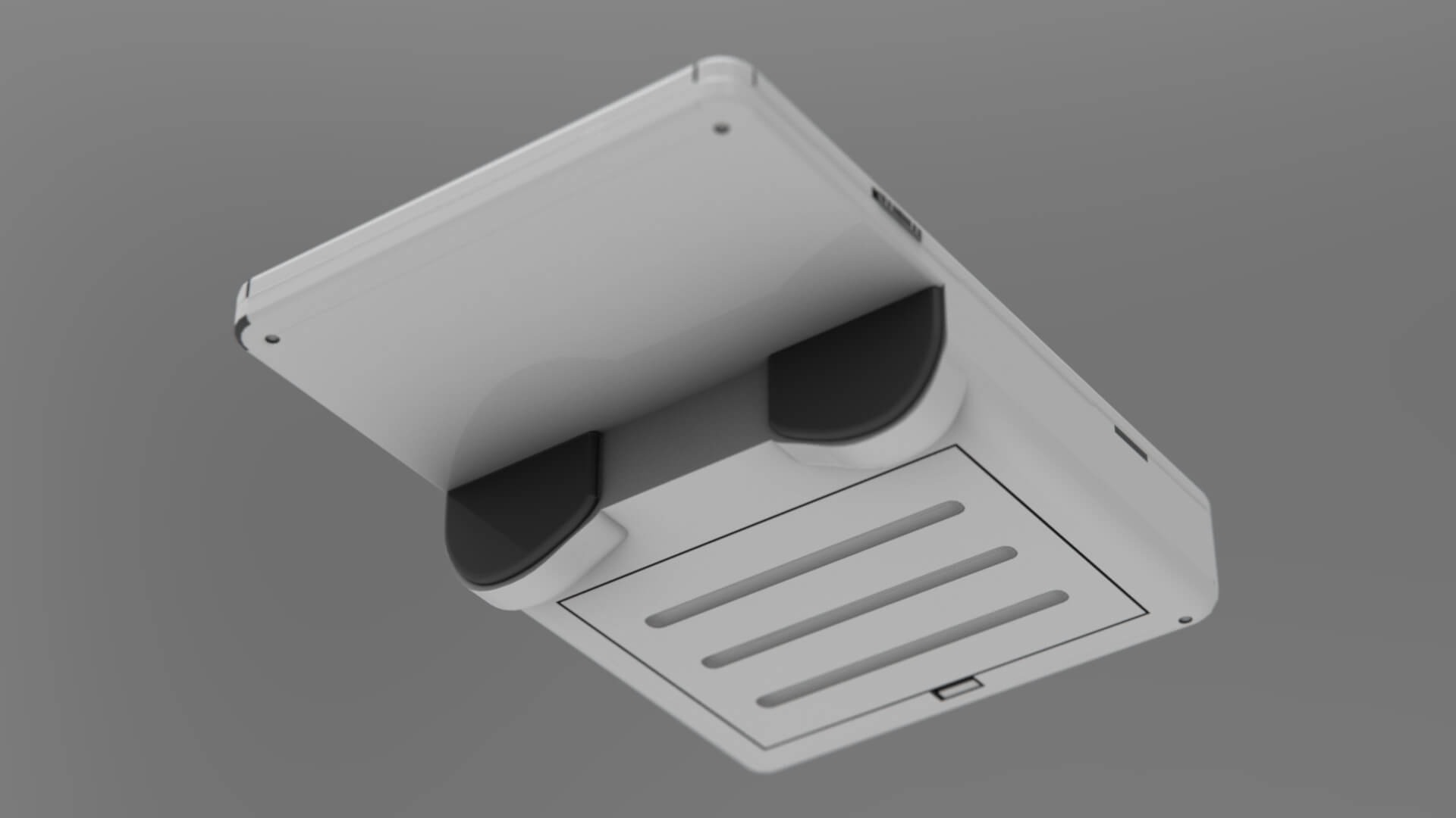 Retro Handheld Gaming Console 3D Model by sanchiesp