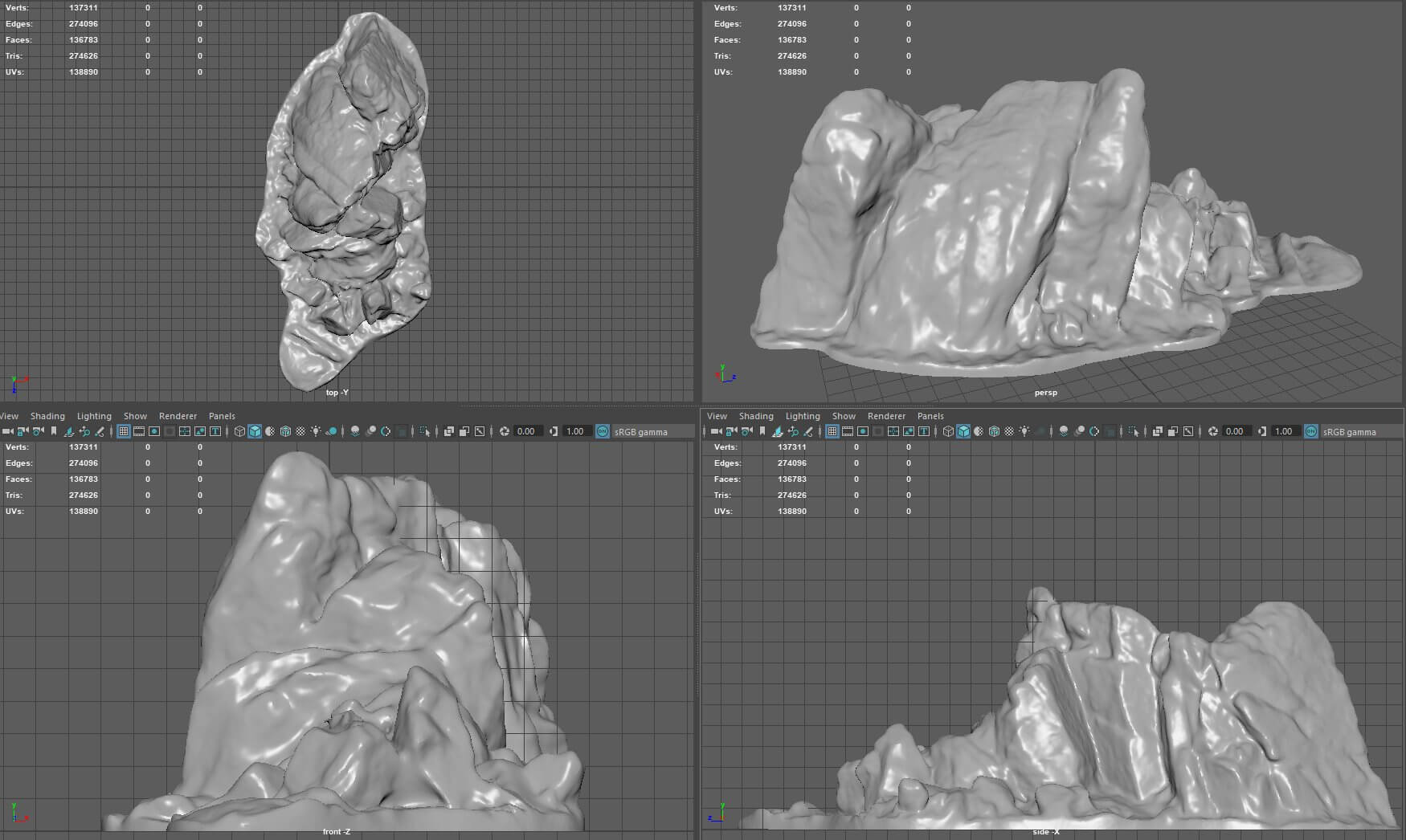 Rock 34 - 3D Model by sanchiesp
