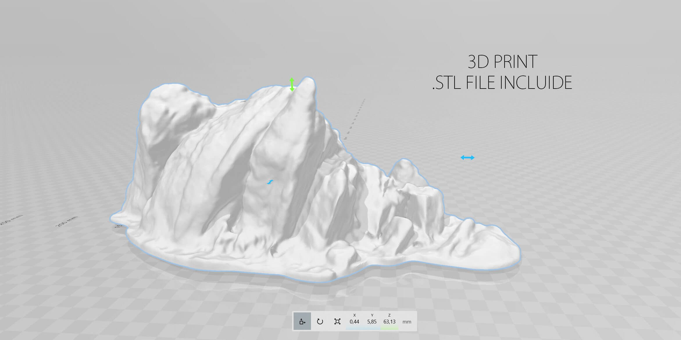 Rock 34 - 3D Model by sanchiesp
