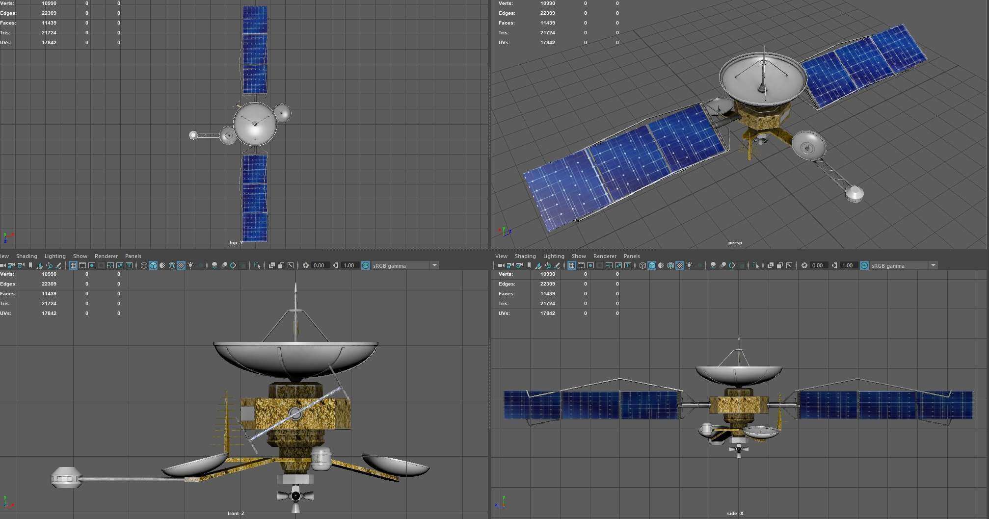 Satellite - 3D Model by sanchiesp