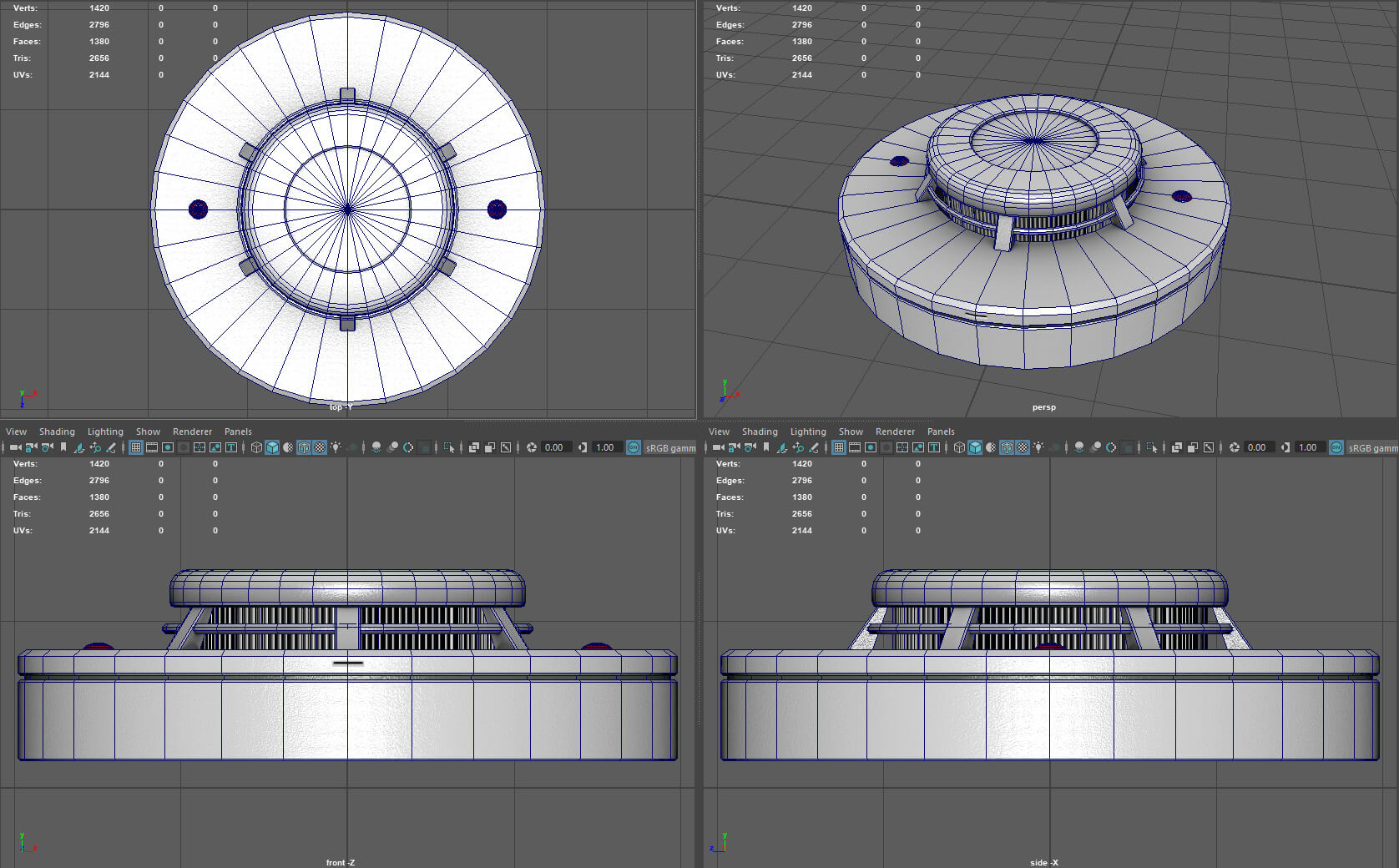 Smoke Detector - 3D Model by sanchiesp