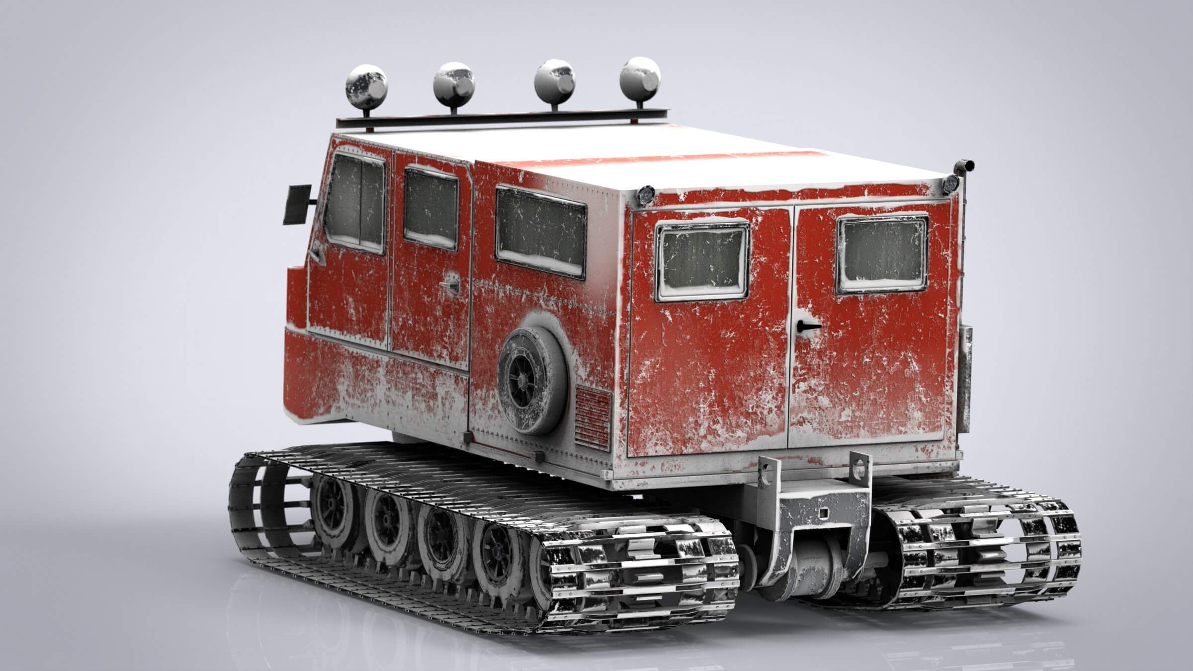 Snowcat - 3D Model by sanchiesp