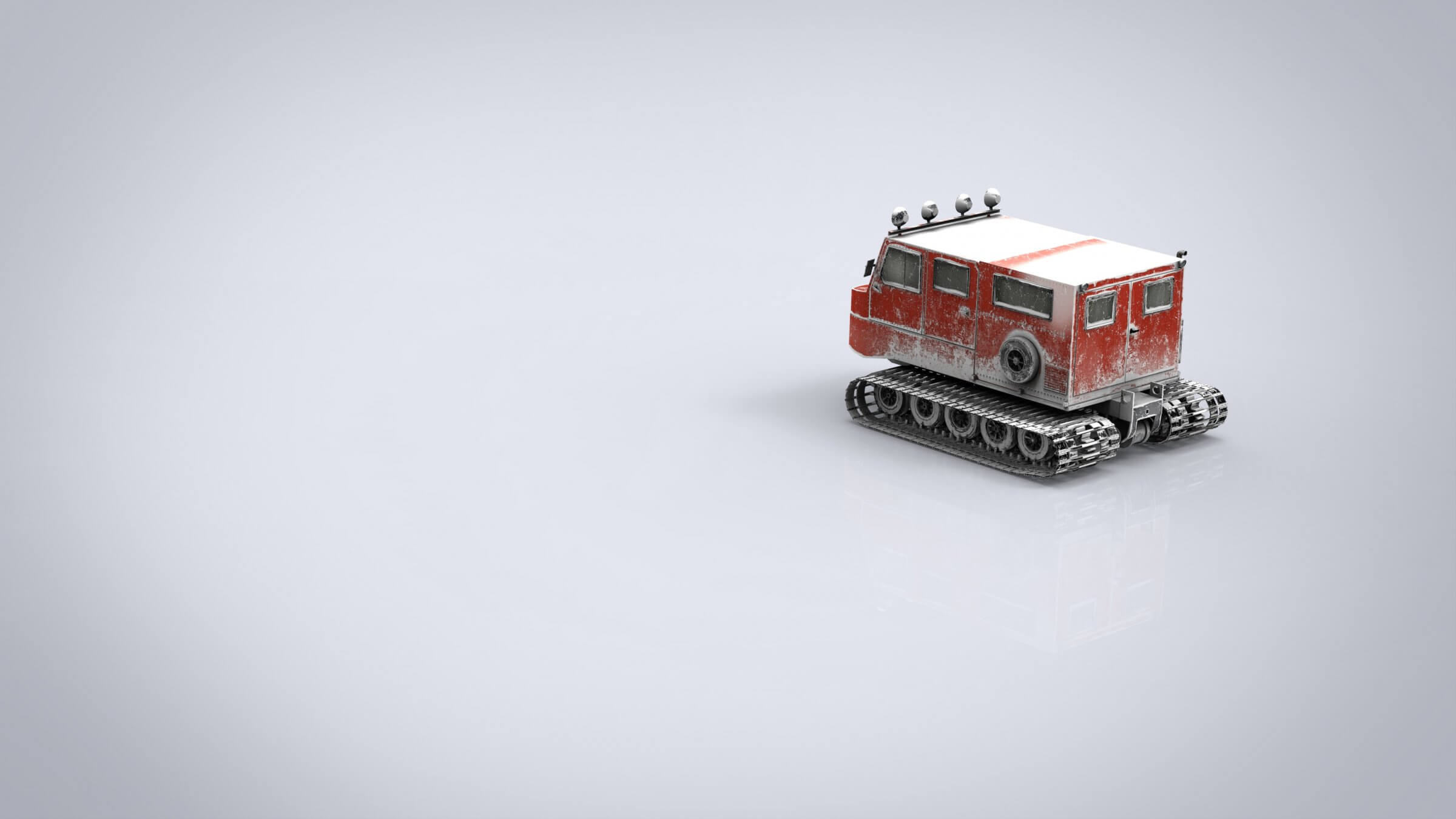 Snowcat - 3D Model by sanchiesp