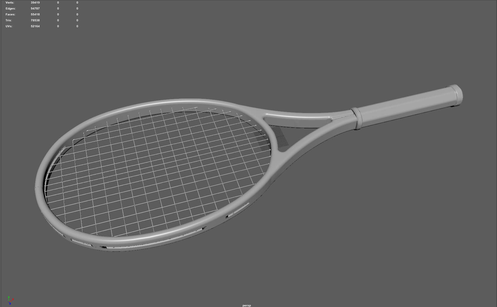 Tennis Racket Modes Tennis Racket - 3D Model by sanchiesp