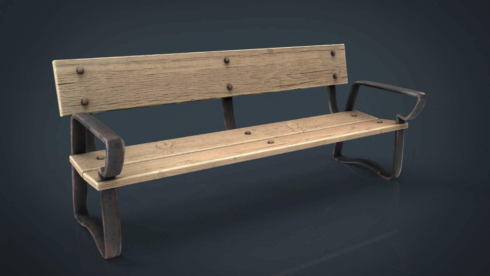 Model bench. Скамья крепкая артикул 9374. cow block bench model.