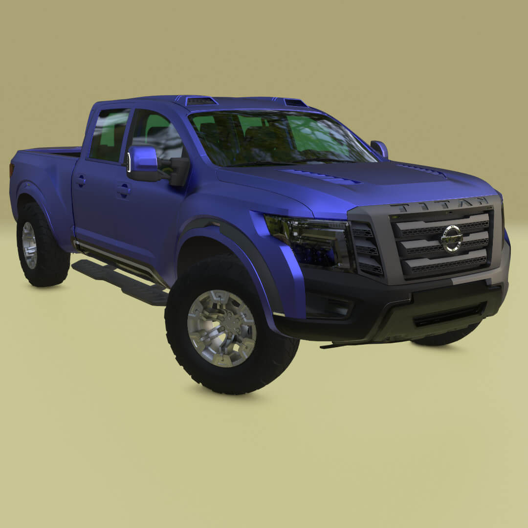 Nissan Titan 3D Model by sannakl