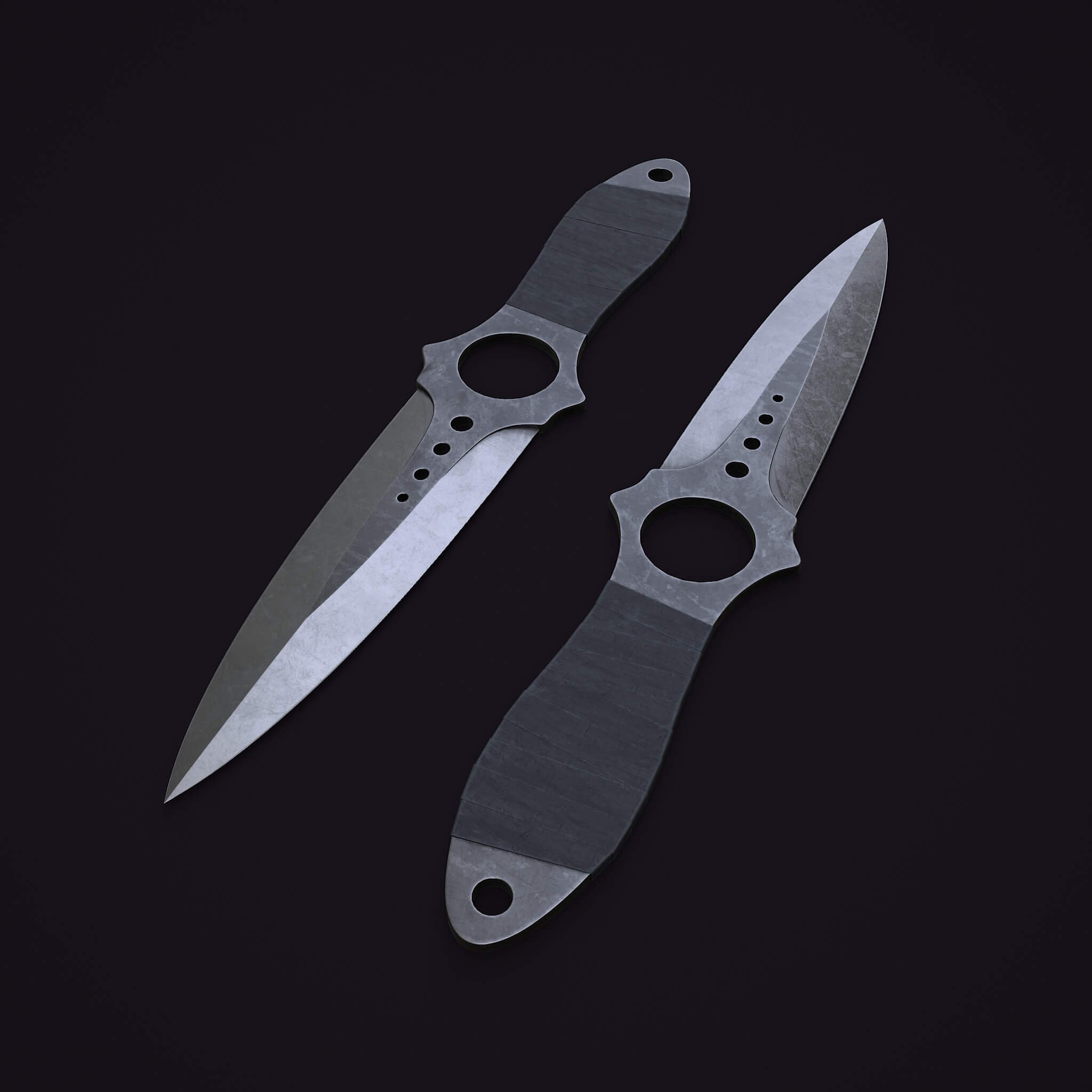 CSGO Skelton Knife 3D Model by Saqlain