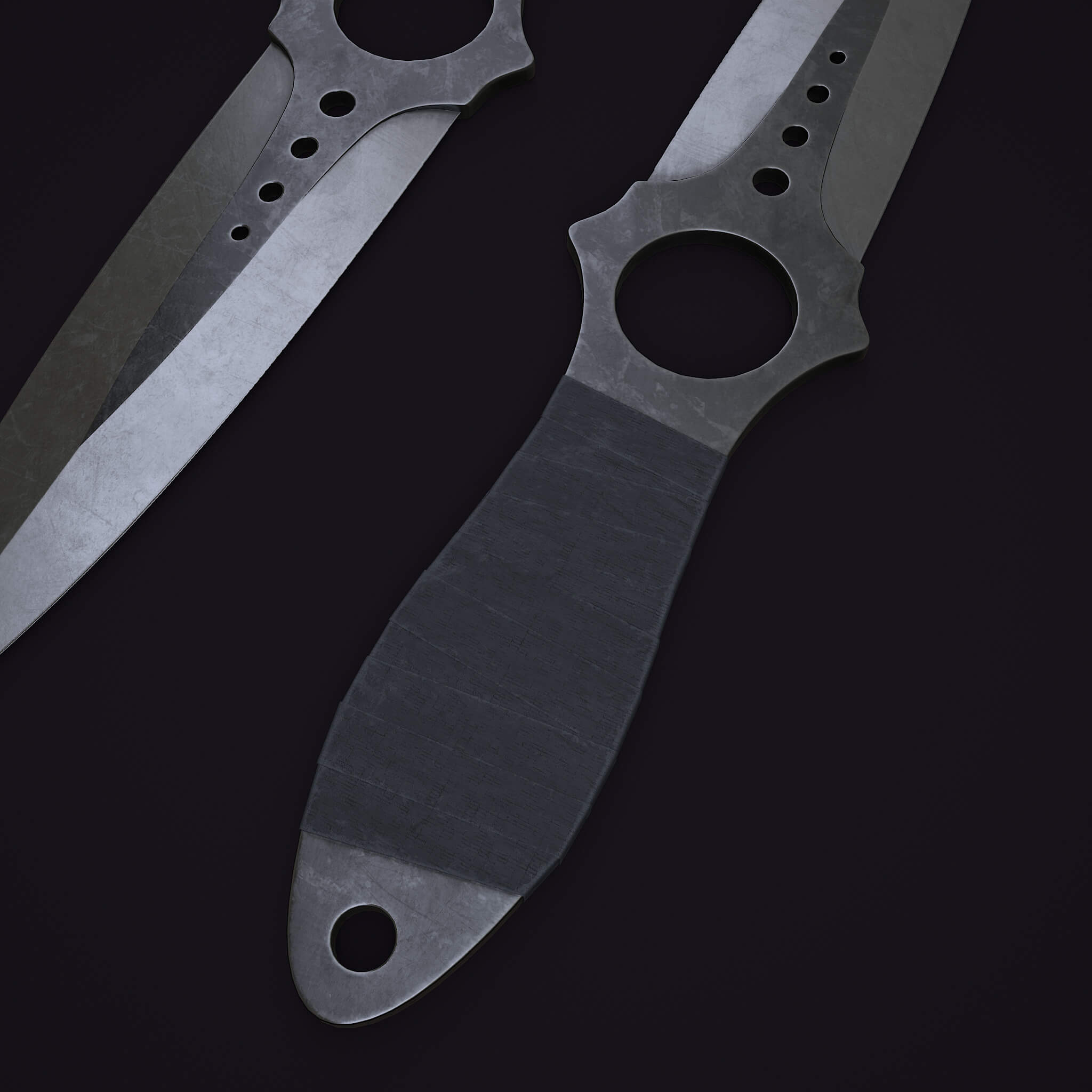 CSGO Skelton Knife - 3D Model by Saqlain