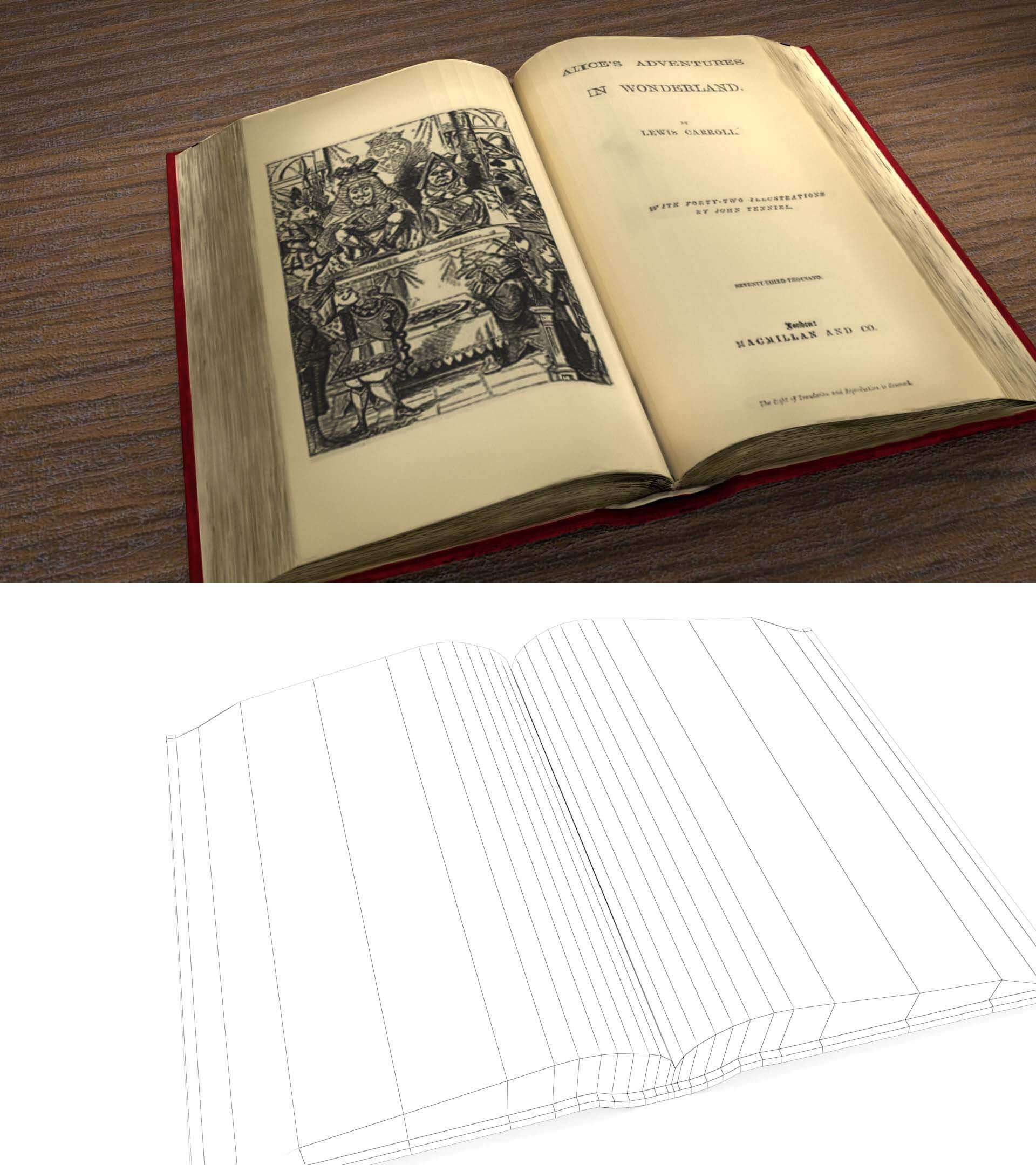 Low-poly book 3D Render, Digital Art by saraearle