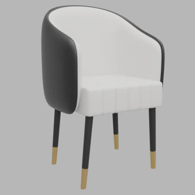 Curved Armchair