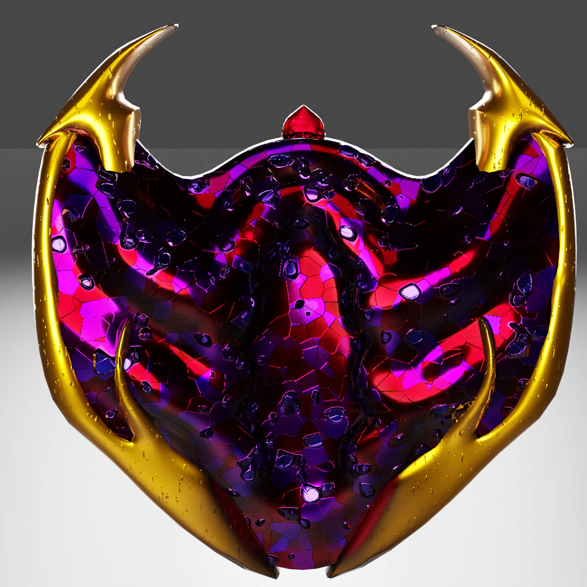 Stained Glass Shield 3D Model by Sasha_Kholostenko