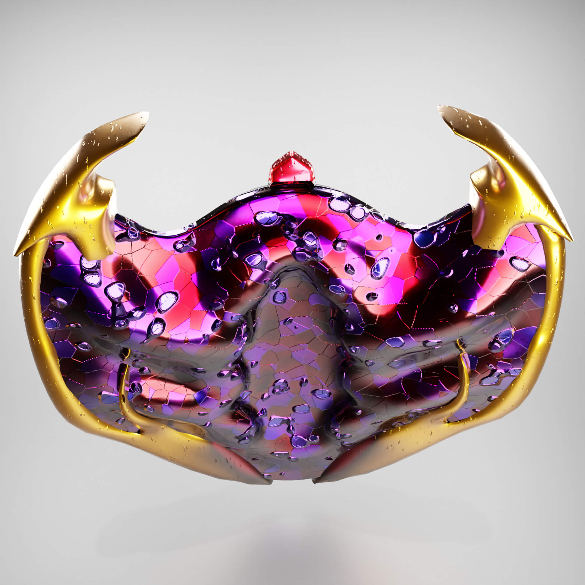 Stained Glass Shield 3D Model by Sasha_Kholostenko