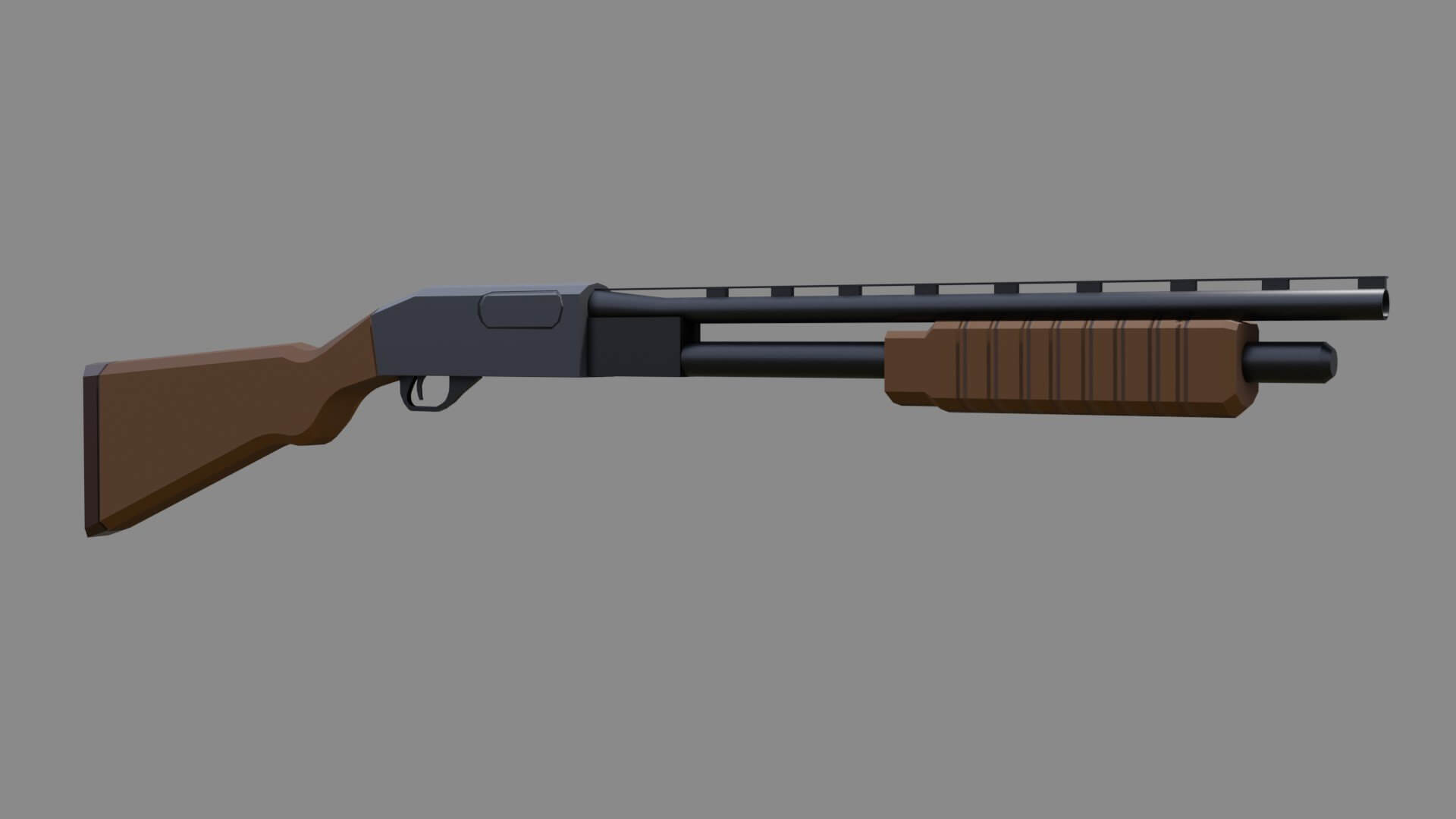 FPS Shotgun 3D Model by sathak