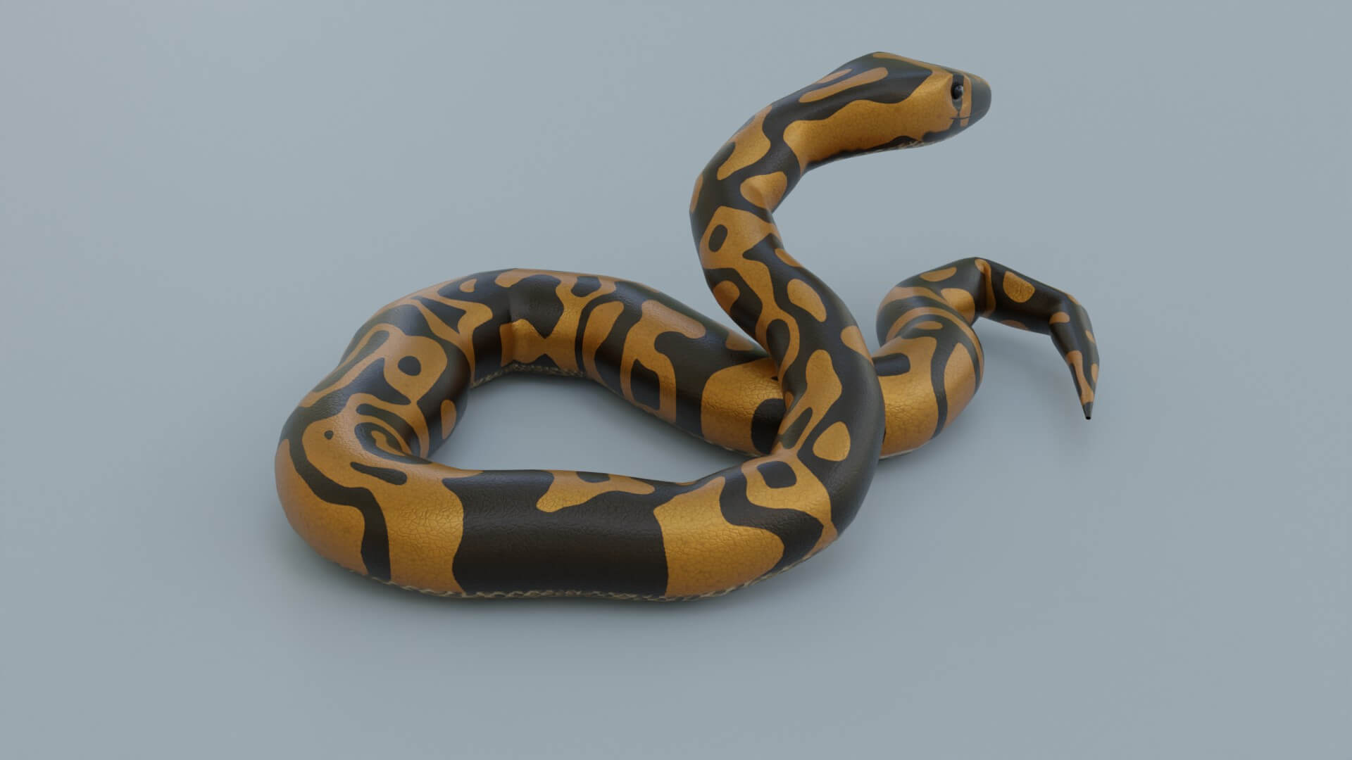 Python Snake - 3D Model by sathak