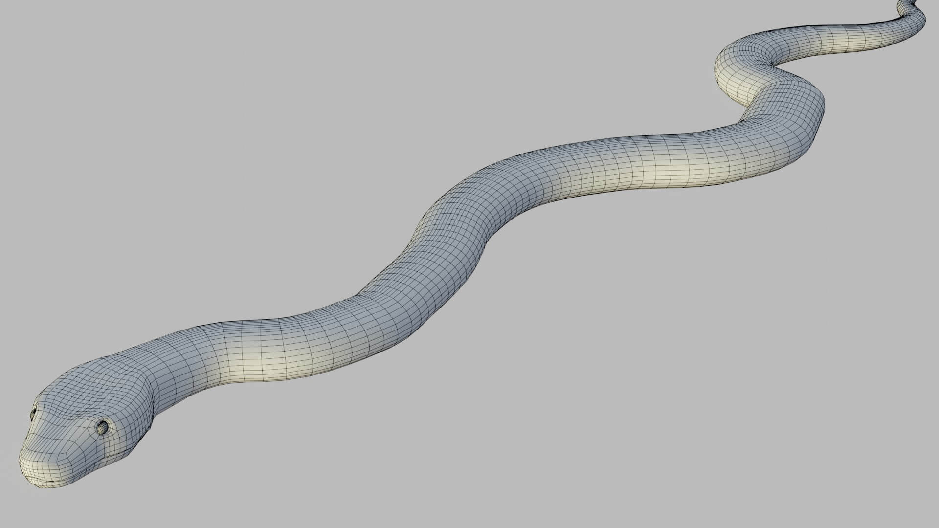 Russells Viper - 3D Model by sathak