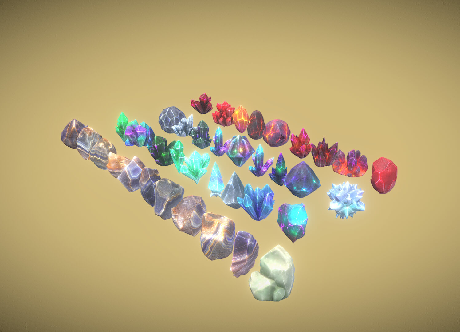 Crystal Collection Kit - 3D Model by saxn