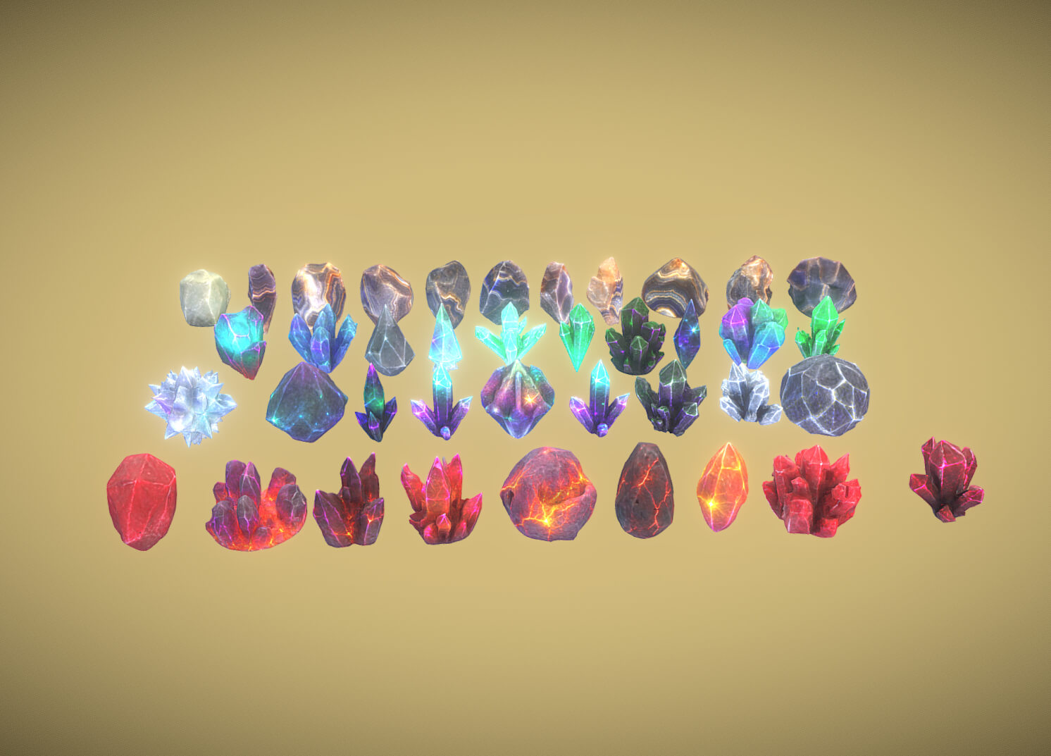 Crystal Collection Kit - 3D Model by saxn