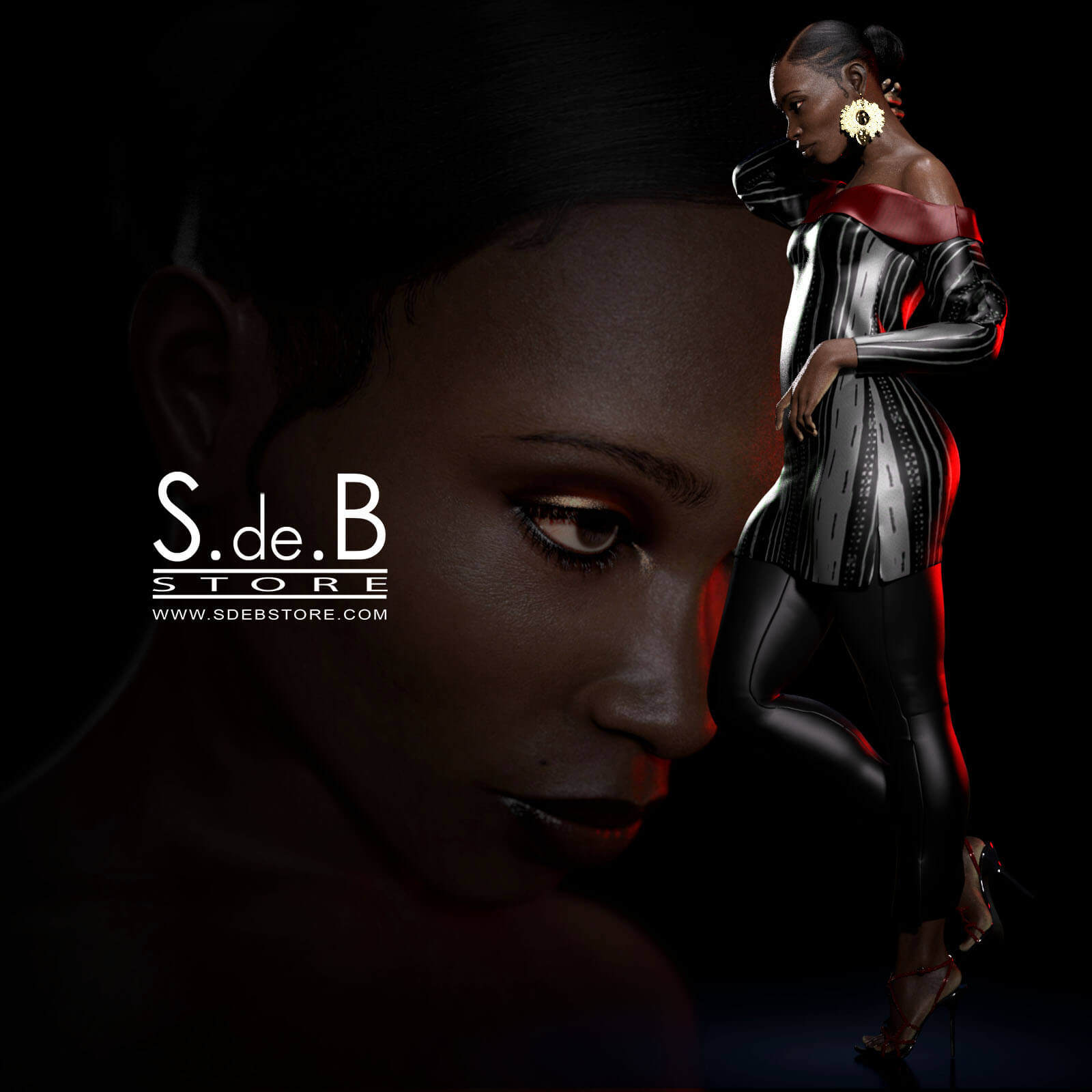 Azee for Genesis9 - Daz Content by SdeBStore