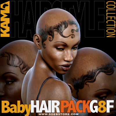 Baby Hair Pack G8F by SdeBStore