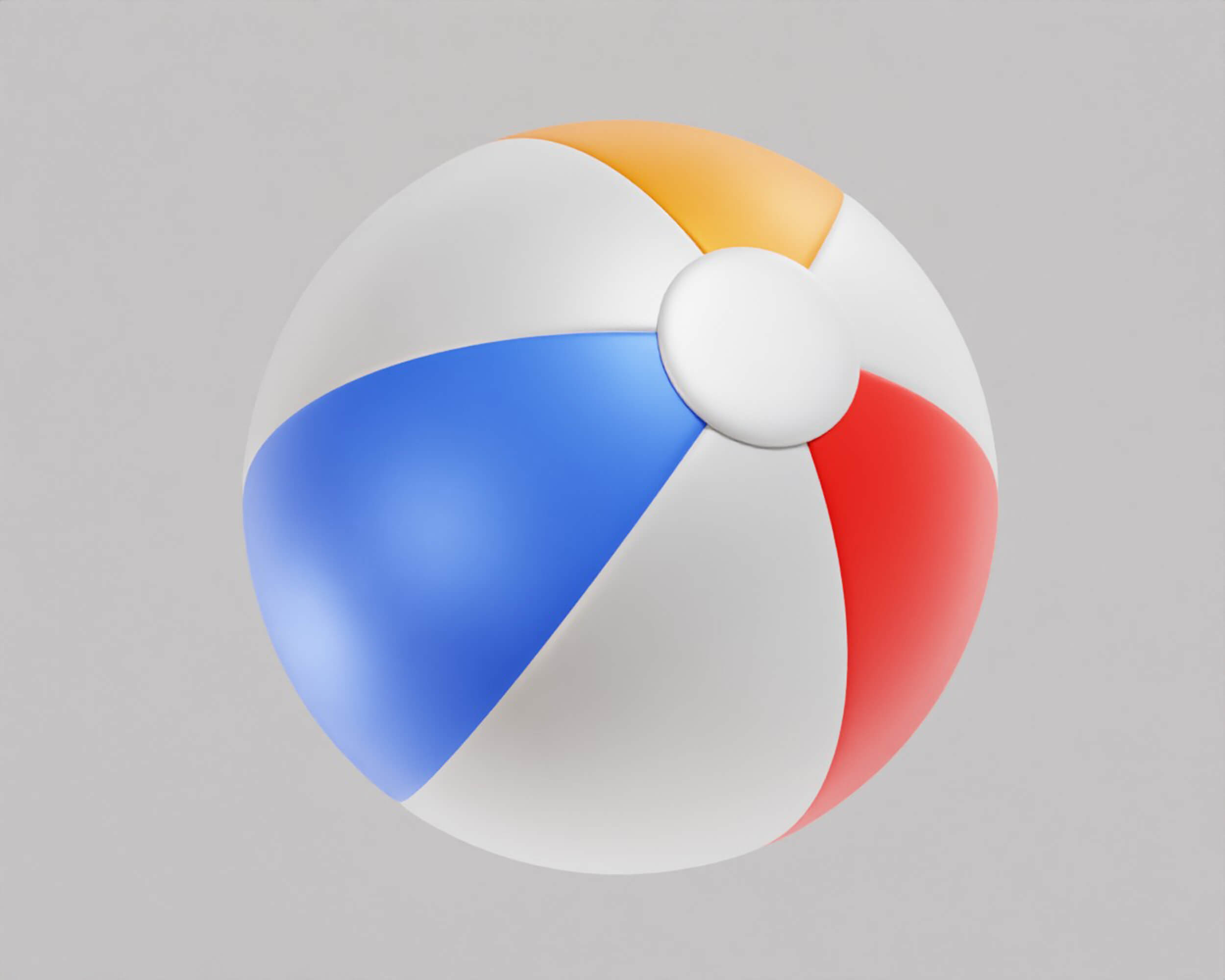 Beach Ball Summer - 3D Model by sdfffg