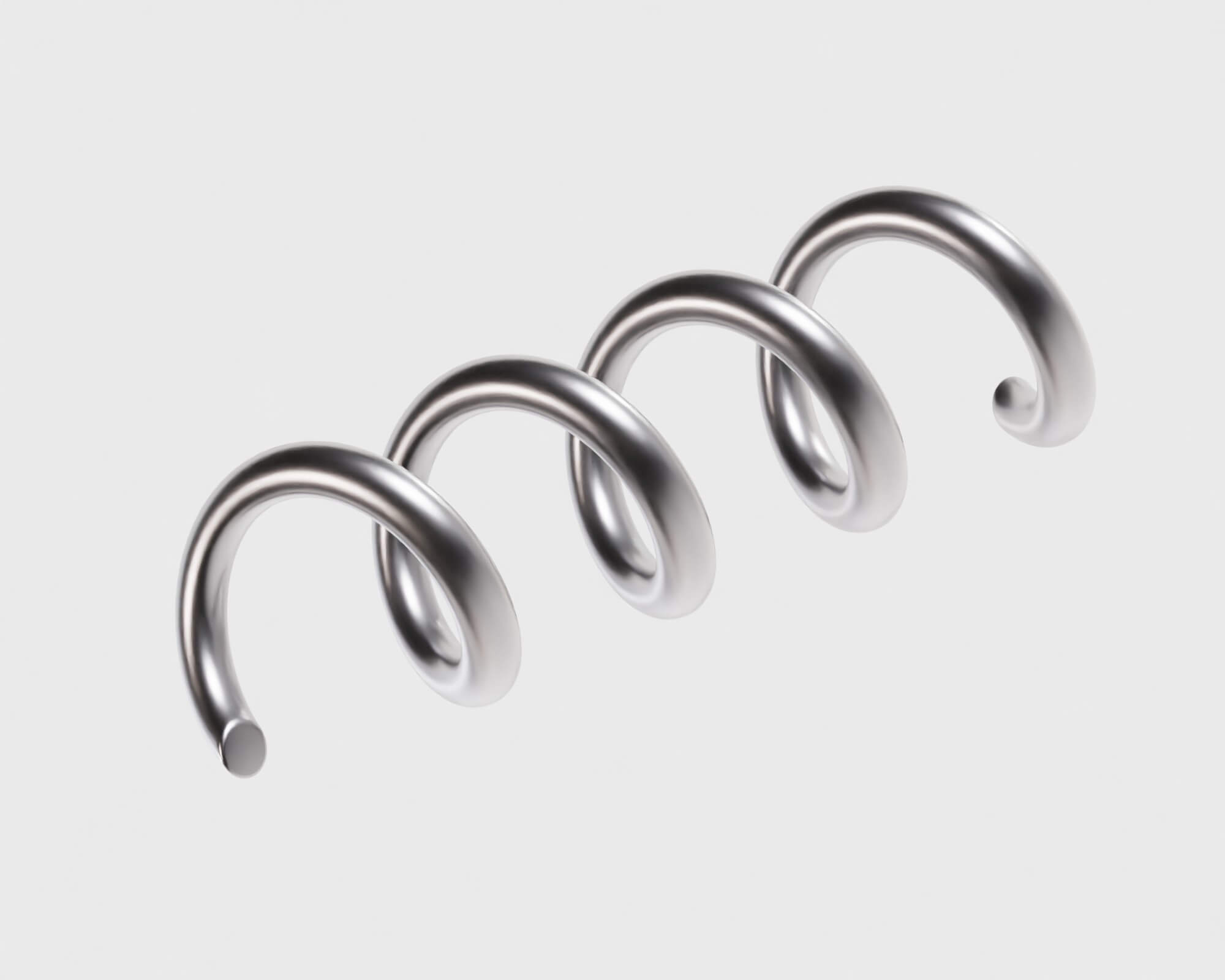 Spring High Quality 3D Model by sdfffg