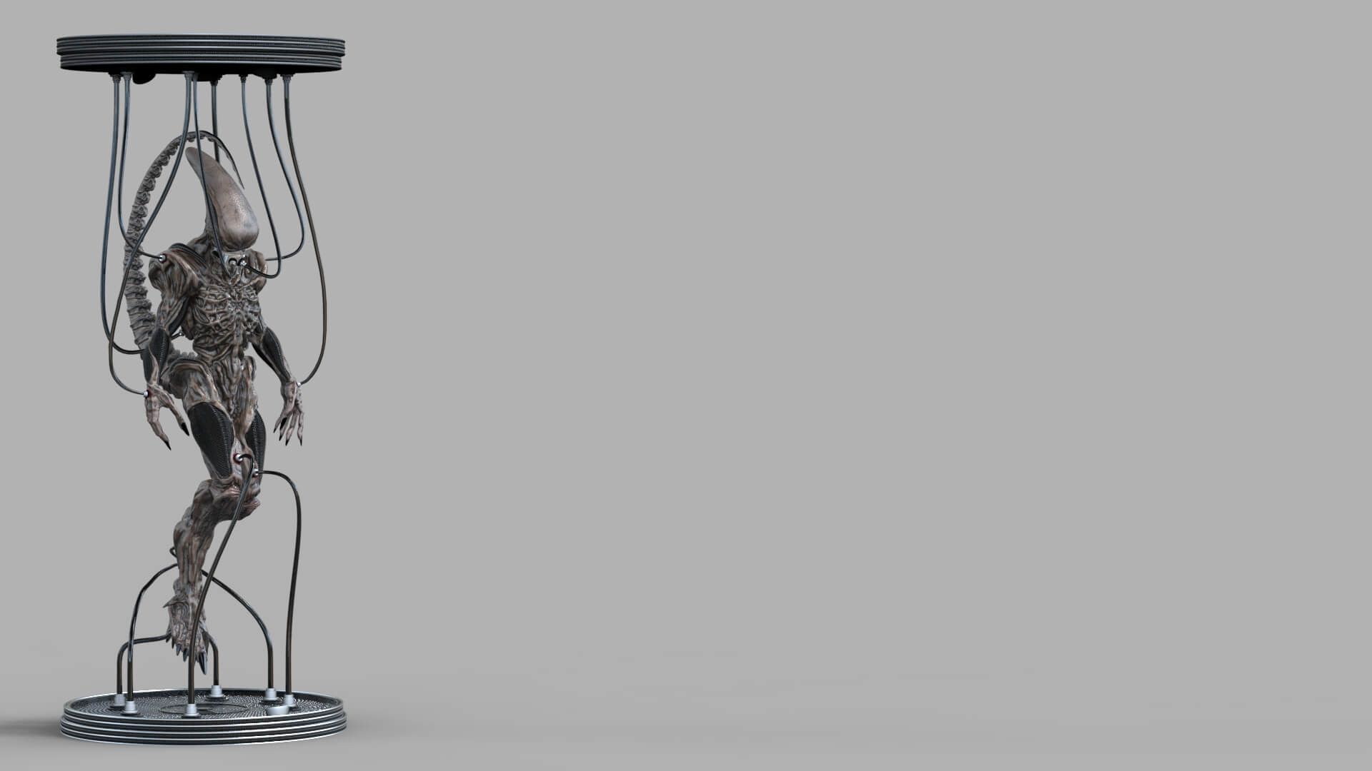 Alien Xeno ID in Incubator - 3D Model by seanguerrez