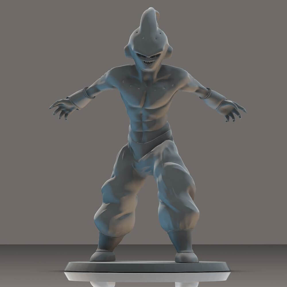 Dragon Ball Z Kid Buu 3D Model by seanguerrez