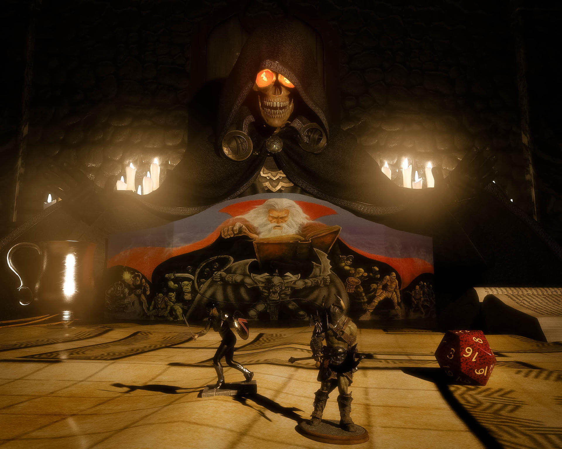 The Dungeon Master 3D Render, Digital Art by SeannyOg
