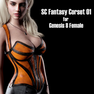 SC Solo Fantasy Corset 01 for Genesis 8 Female