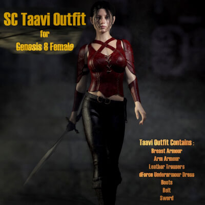 SC Taavi Armor for Genesis 8 Female