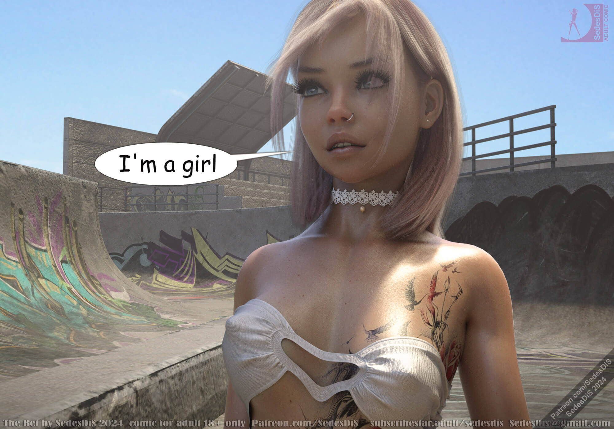 The Bet by SedesDiS 022 3D Render Digital Art by sedesdis