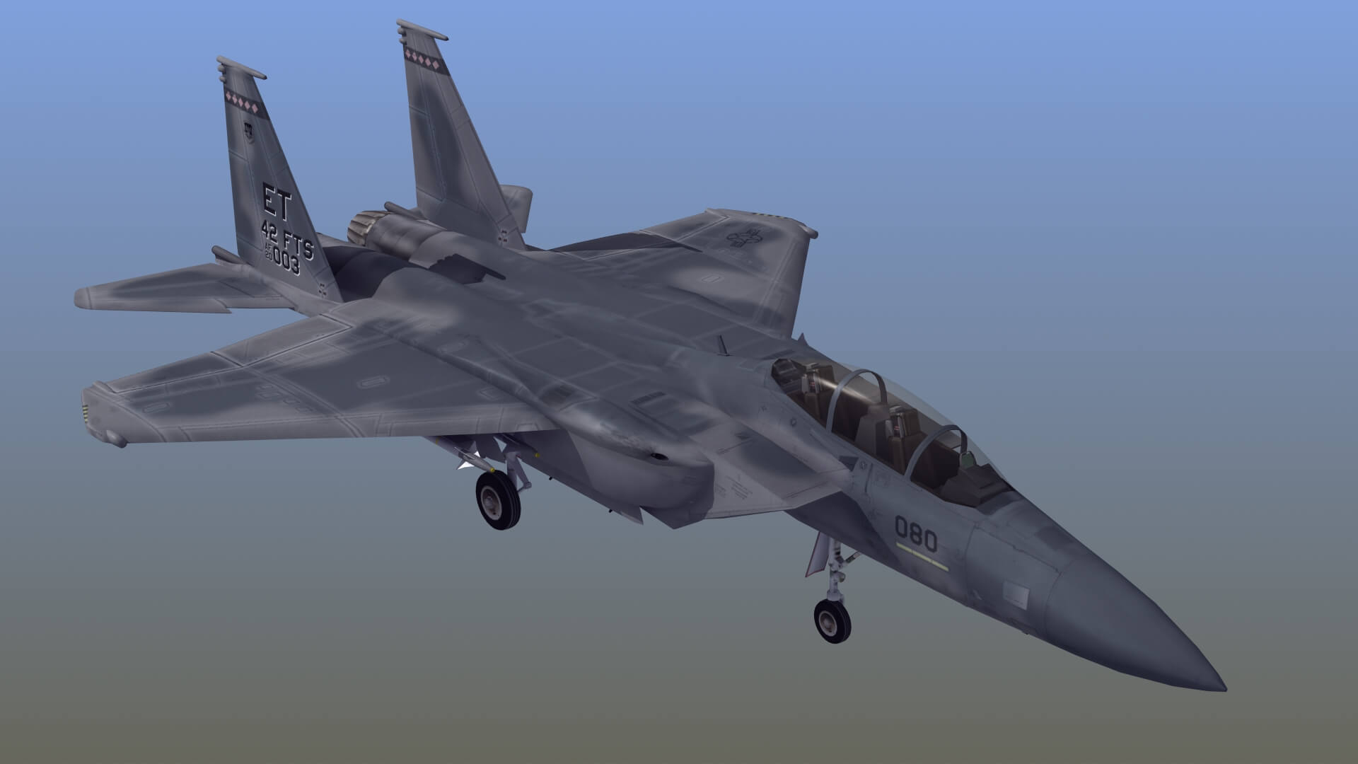 F15Ex Eagle II 3D Model by Seismic3D