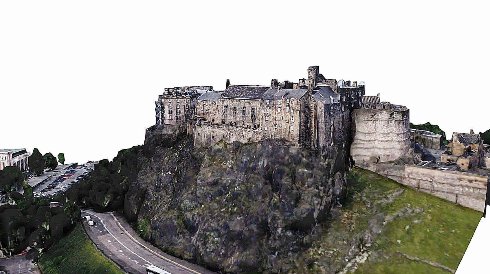 Edinburgh Castle 3D Model by SENSIET