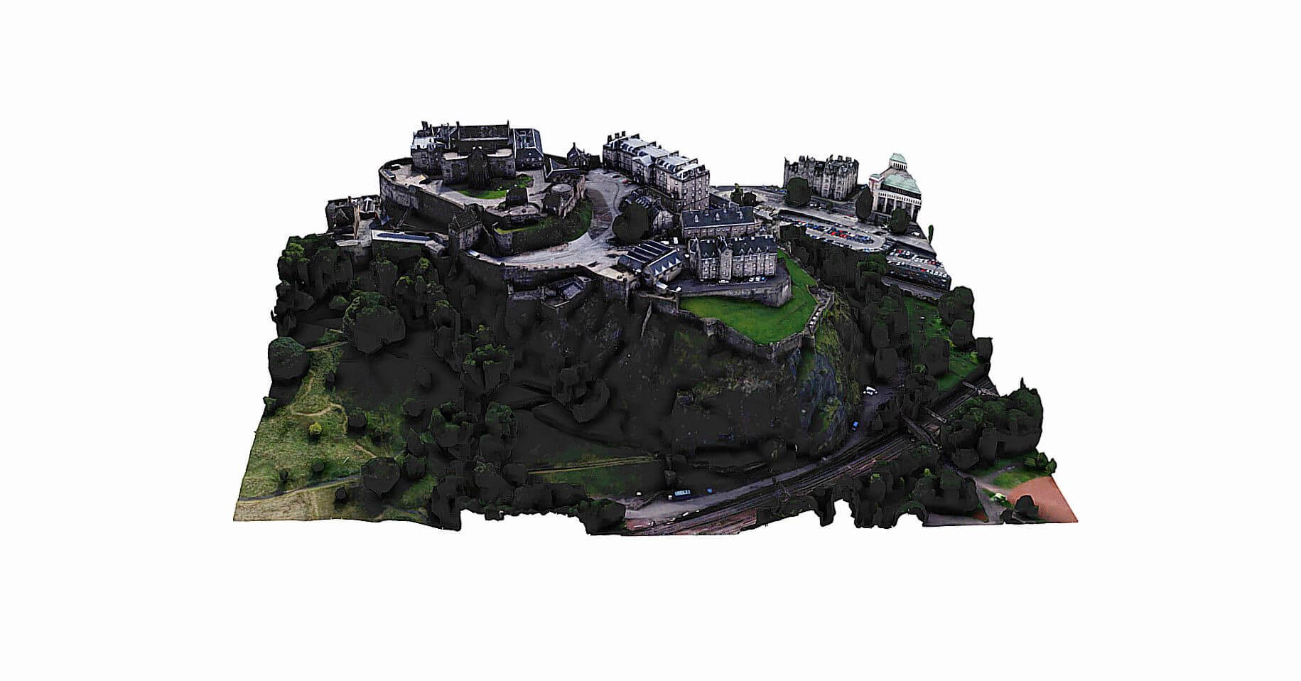 Edinburgh Castle 3D Model by SENSIET