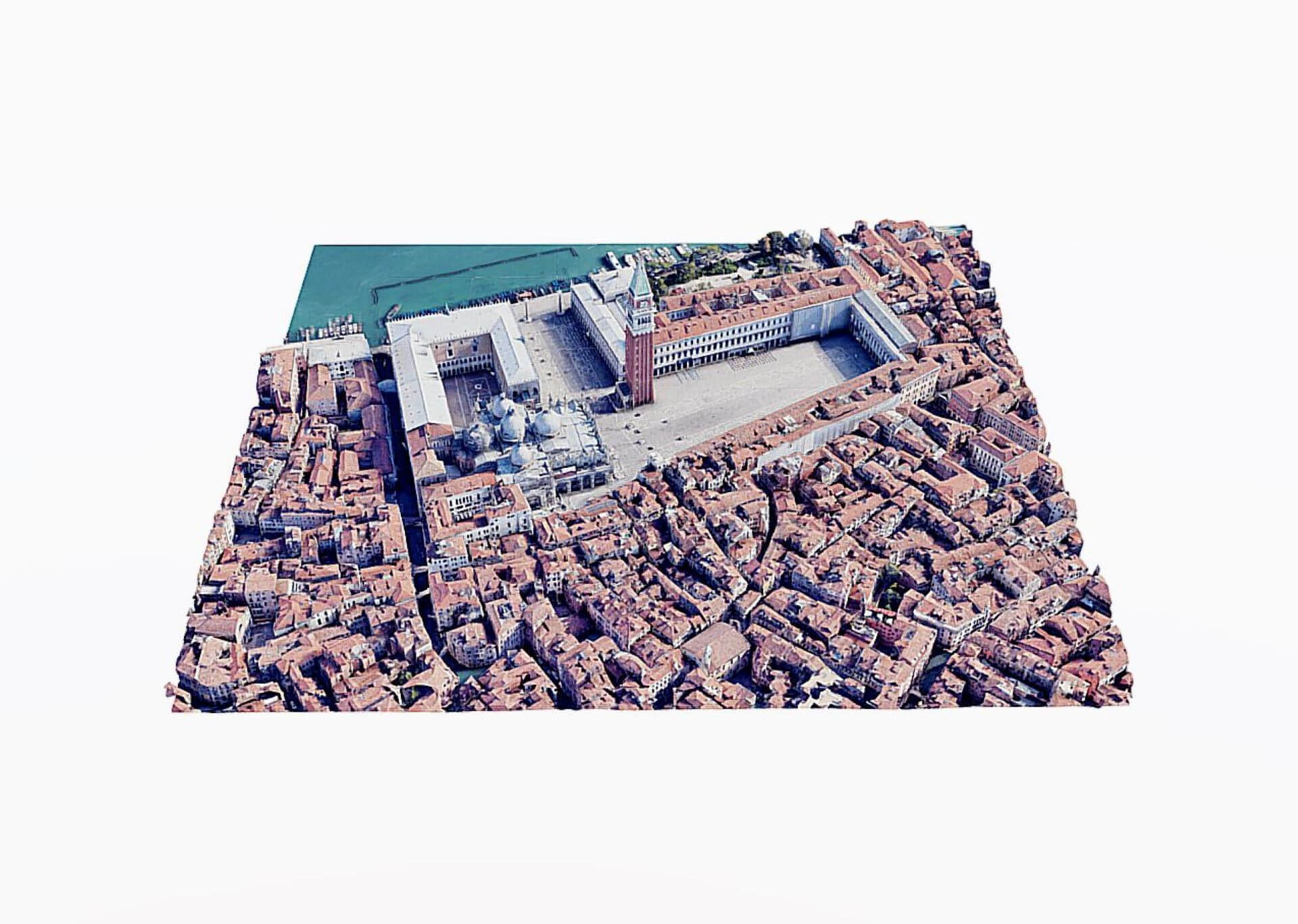 St. Mark's Square - Venice 3D Model by SENSIET