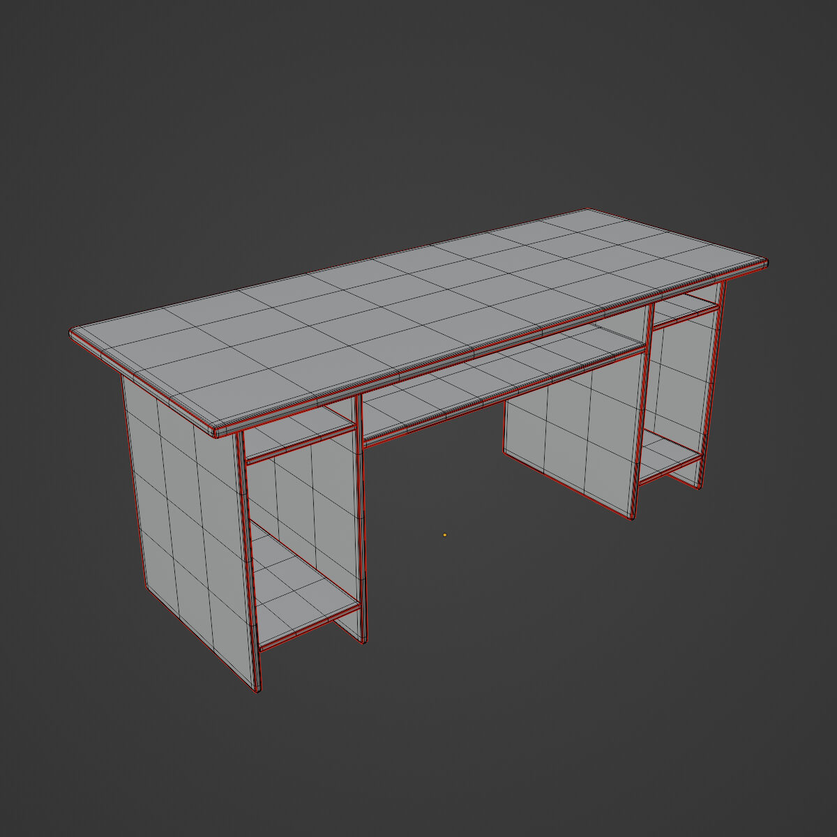 Computer Table 02 - 3D Model by Sergey_Anzurov