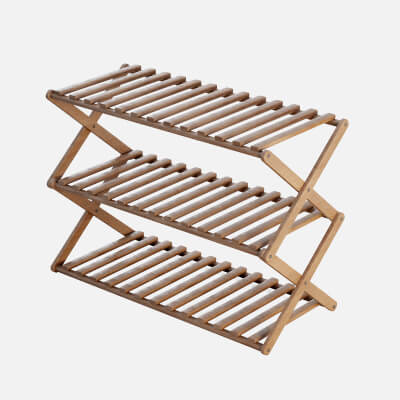 Modern Wooden Shoe Rack 01 - 3D Model by Sergey_Anzurov