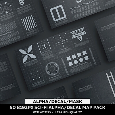 U1 Sci-Fi Alpha Decal Pack