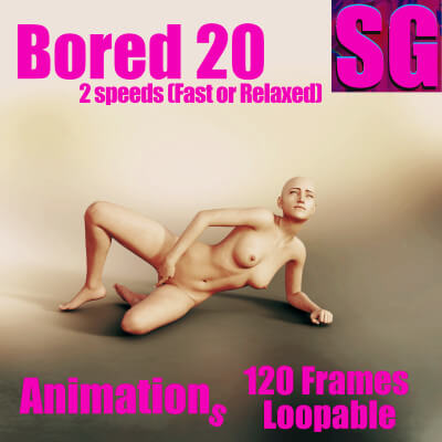 Sg Bored 20 Animations - Daz Content by sgwme13