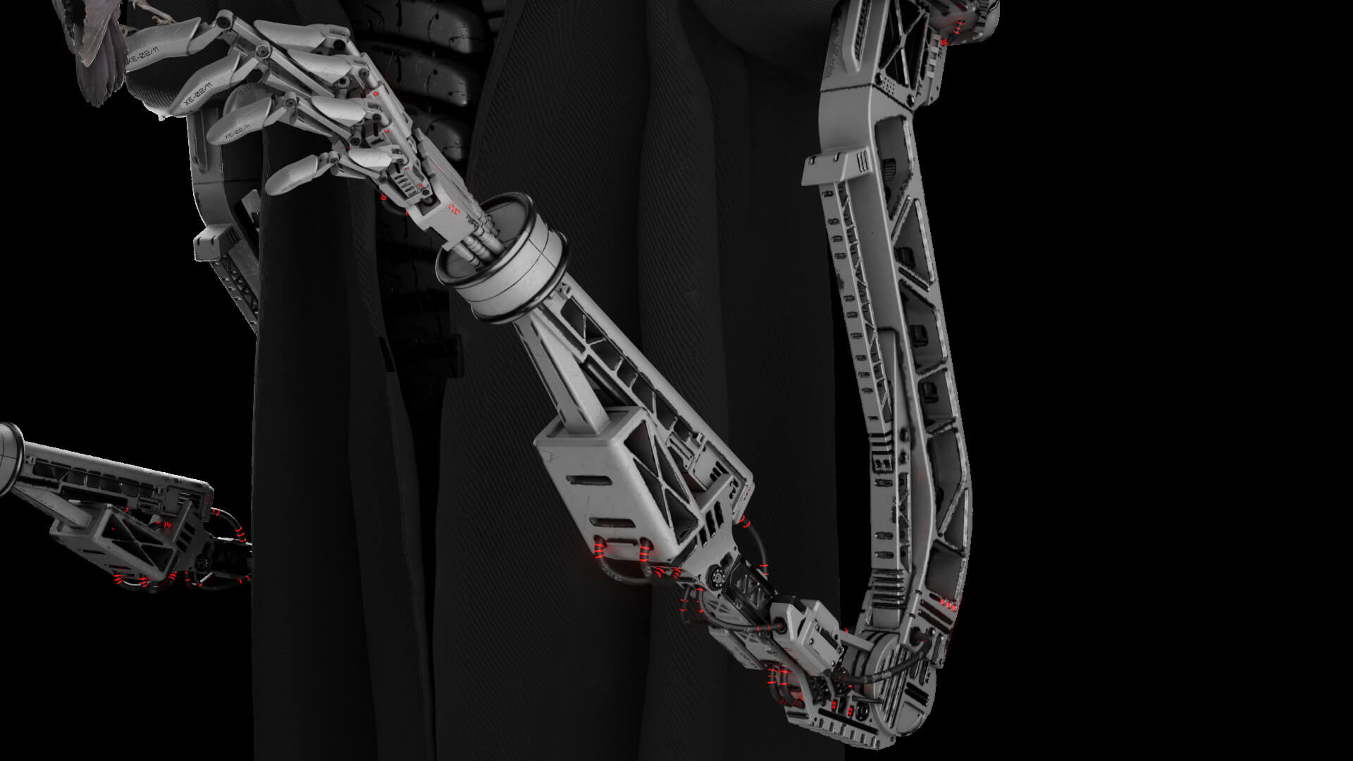 Mechanical Death Reaper 3D Model by Shadowrazesss
