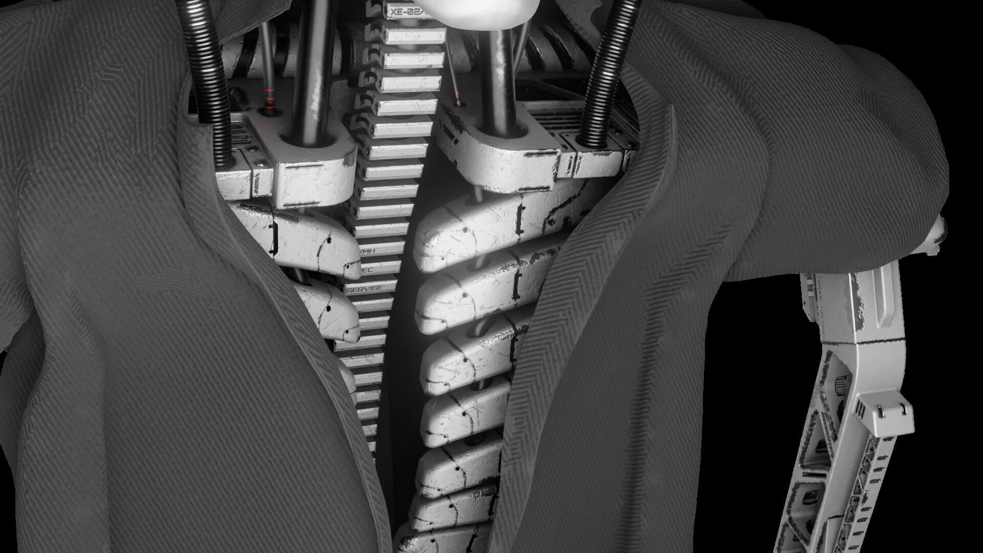 Mechanical Death Reaper 3D Model by Shadowrazesss