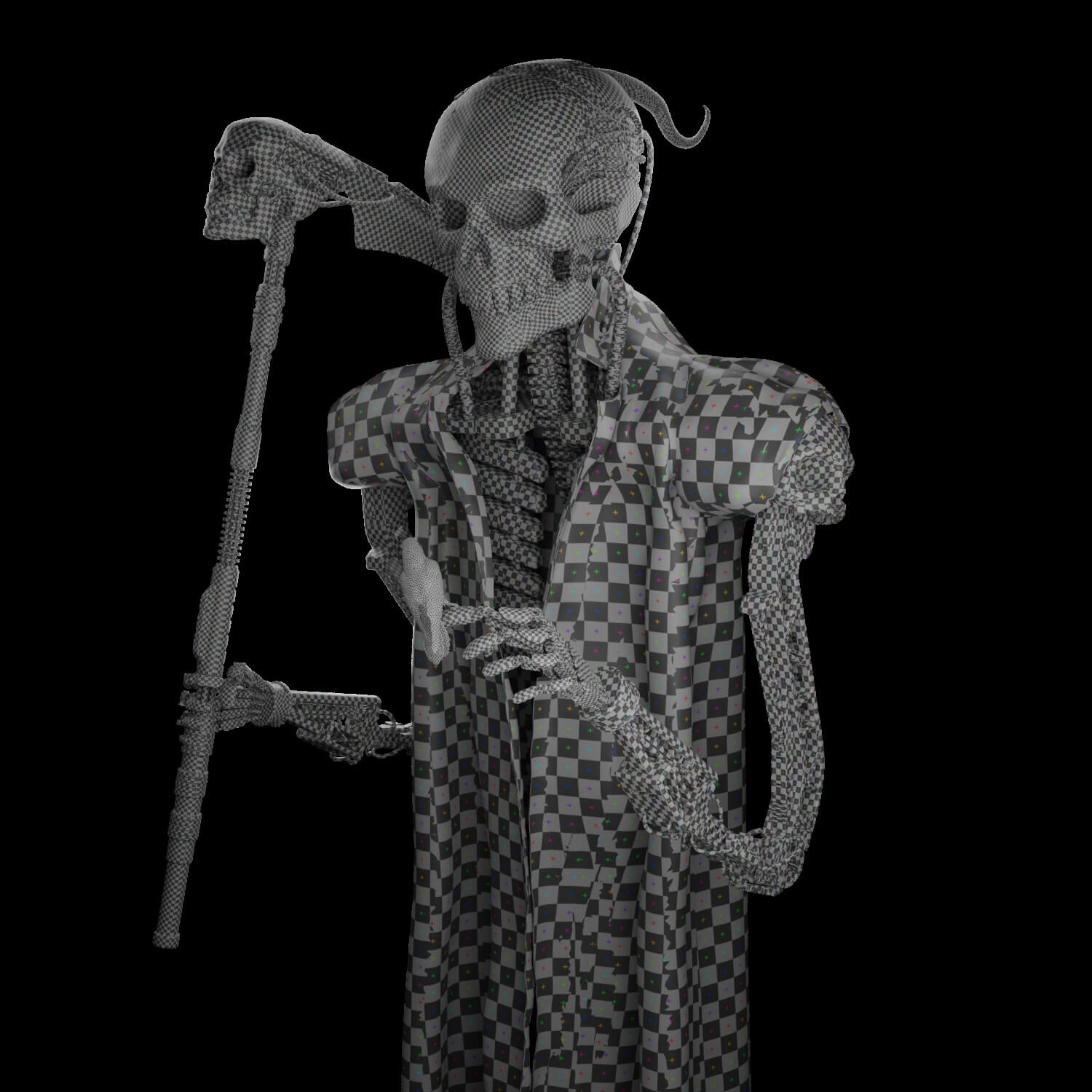 Mechanical Death Reaper 3D Model by Shadowrazesss