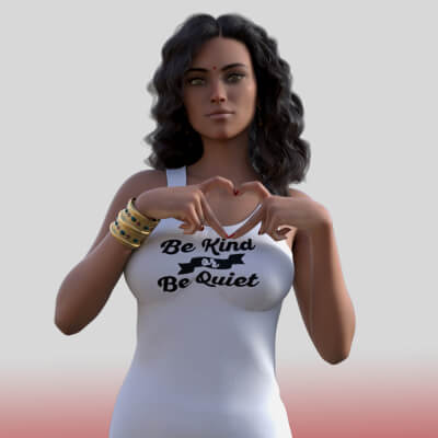 Activist Shirt Textures Set 1 for Gen 8 and Gen 9 Base Shirt