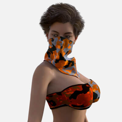 Bandana for Genesis 8 Female