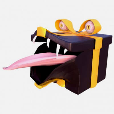 Changling Presentbox Creature for DAZ Studio and Blender