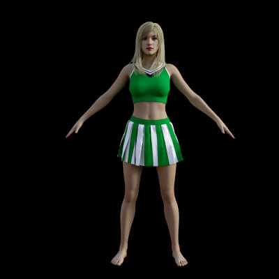 Cheer Leader Costume Two dForce for G8 and G9