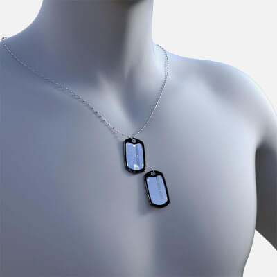 Dog Tags 1 for Genesis 8 Custom Order by X3NO9