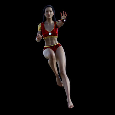 Ironnete Oufit One V1 for Genesis 8 Female